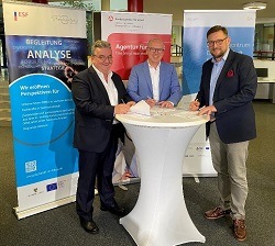 v. l.: Lutz Rätz (FiF), Torsten Narr (AA Dessau-Roßlau-Wittenberg), Michael E.W. Ney (RZST)