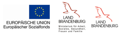 Der Zukunftstag für Jungen und Mädchen im Land Brandenburg wird durch das Ministerium für Arbeit, Soziales, Gesundheit, Frauen und Familie des Landes Brandenburg (MASGF) aus Mitteln des Europäischen Sozialfonds und des Landes Brandenburg gefördert.