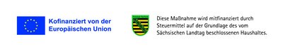 Das Projekt wird vom Sächsisches Staatsministerium für Wirtschaft, Arbeit, Energie und Klimaschutz sowie dem Europäischem Sozialfonds (ESF Plus) gefördert.